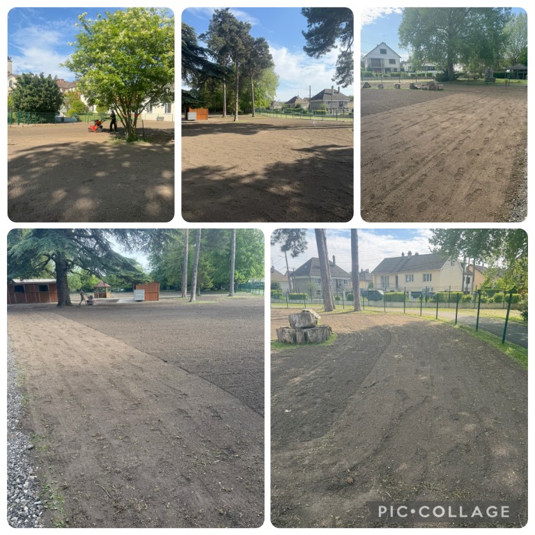 Préparation de sol et ensemencement